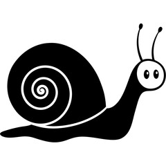funny snail cartoon
