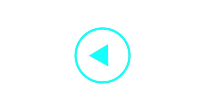 Play and pause button symbol . Play sign.
