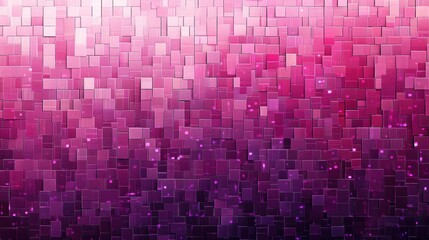 A futuristic abstract background with a grid of reflective purple metallic cubes creating a dynamic geometric texture.