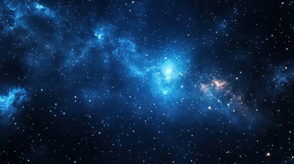 Obraz premium Deep space nebula, cosmic clouds, starry night sky, celestial beauty