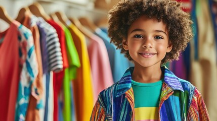 Colorful Fashion Portrait in Natural Light