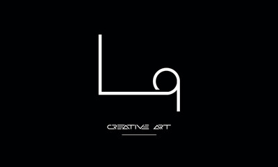 LQ, QL, L, Q abstract letters logo monogram