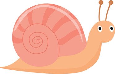 Snail. Cute insect illustration