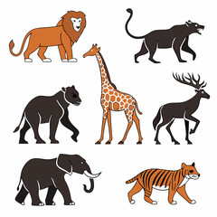 wild animals collection