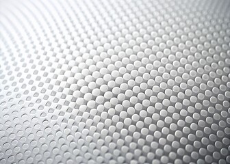 Naklejka premium Minimalist Grey Dot Gradient Pattern Wallpaper: Abstract White Noise Paper Texture Background