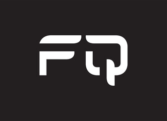 FQ letter logo and initial logo design