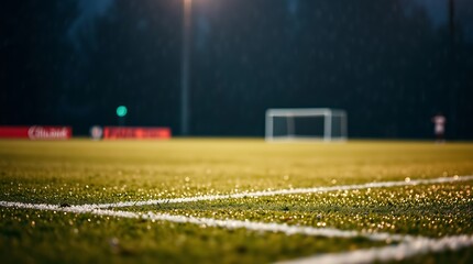 Aerial View of Soccer Field, High School Sports Ground, and Kids' Soccer Field

