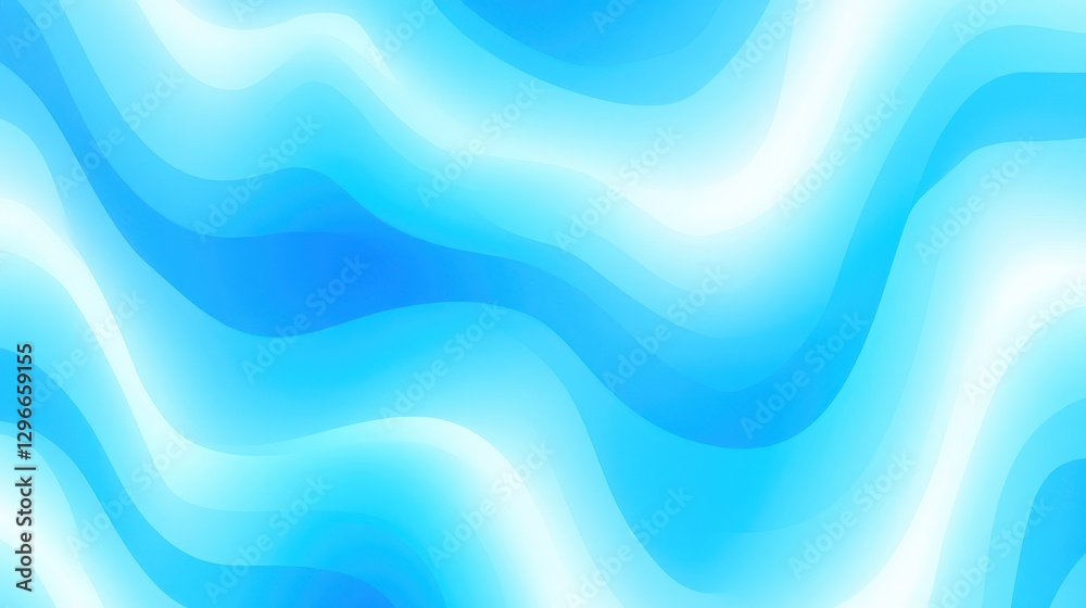Poster vector light blue background with smooth gradients and simple shapes, ideal for web and graphic desi
