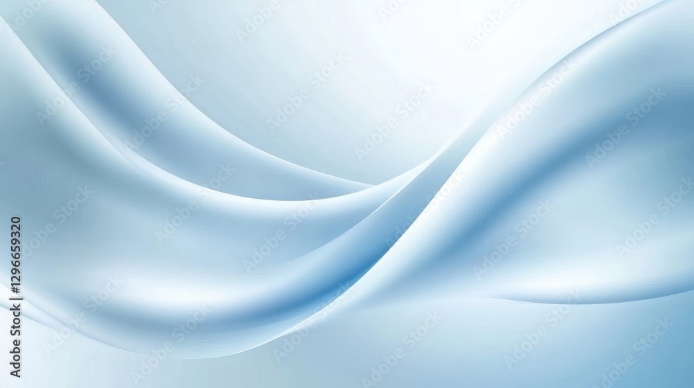 Poster vector light blue background with smooth gradients and simple shapes, ideal for web and graphic desi