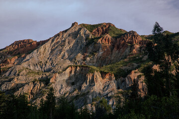 Montaña de Auquisamaña en La Paz, Bolivia.