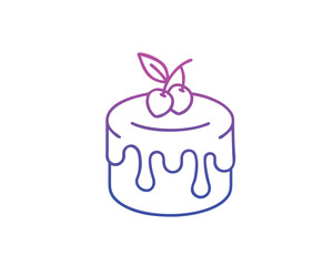 Minimalist Cake Vector Clip art, Icons, and Graphics for Free Download