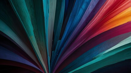 An abstract high-impact visual with one dominant color and clean, structured composition