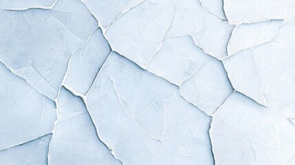 Fototapeta premium Textured Background of Light Blue Cracked Surface with Delicate Patterns and Unique Designs for Creative Projects and Artistic Applications