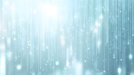 Abstract digital illustration with vertical lines and glowing particles