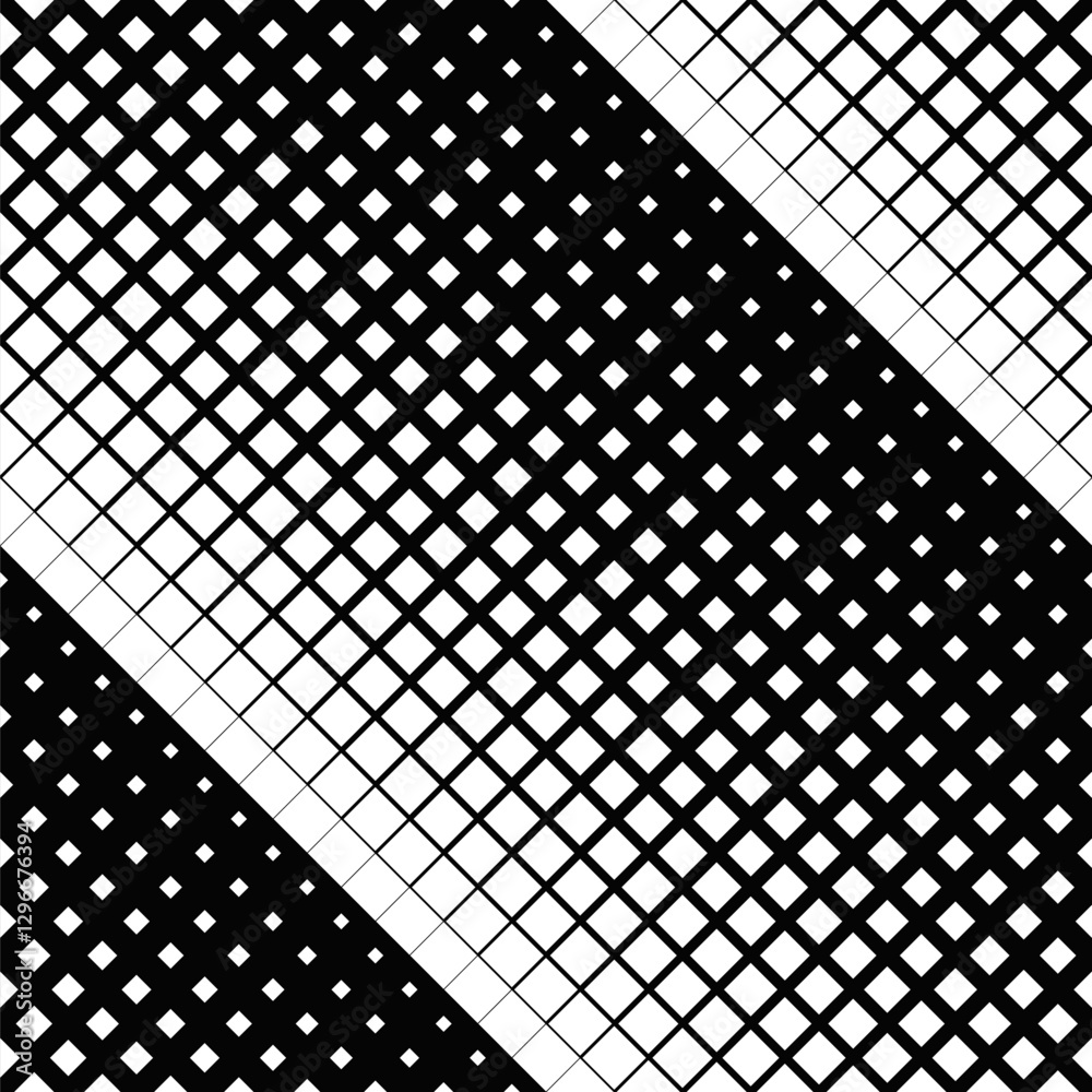 Poster seamless diagonal square pattern background - abstract vector graphic