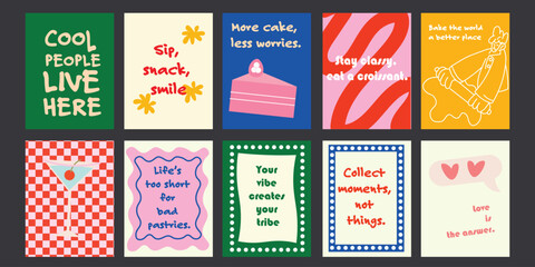 Minimalist and modern food posters with artistic compositions. Inspired by abstract and contemporary design, these prints are perfect for kitchens, cafes, and restaurants. Stylish wall decor for a fre