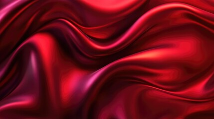 Obraz premium A luxury red background with a metallic sheen and texture