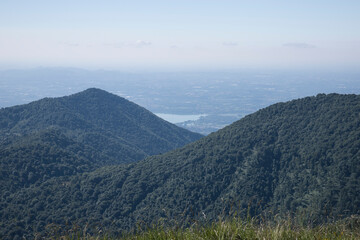 Panoramic view.
Panoramic view of Lombardy plain, seen from path to “Palanzone” mountain”.