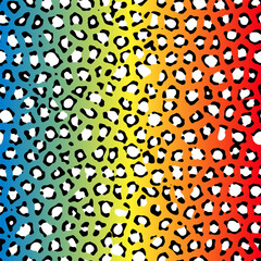 Colorful Animal print texture
