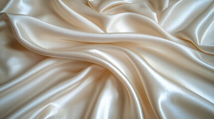 Obraz premium Pure white fabric with a soft texture spread out on a surface emphasizing its elegant design