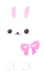 Rabbit with Bow