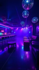 Club interior with no people