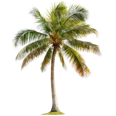 Obraz premium Untitled design - Isolated palm tree on a transparent background (2)