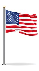 American Flag Illustration