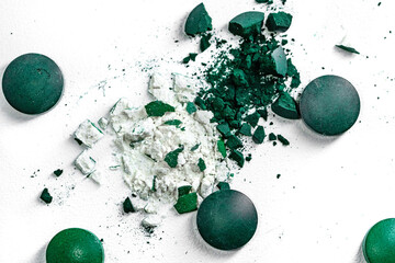 Crushed Vitamin Pills
