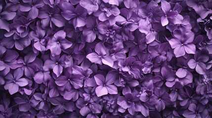Obraz premium Purple lavender flowers blending seamlessly with a matching purple background.