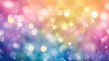 Colorful bokeh lights, festive background, celebration, abstract