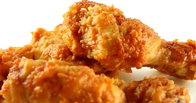 fried chicken wings,bar-b-q