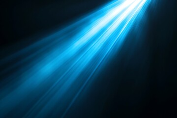 Abstract Blue Light Rays Background