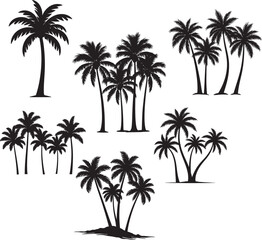Silhouette Safari: Palm Trees in Artistic Harmony