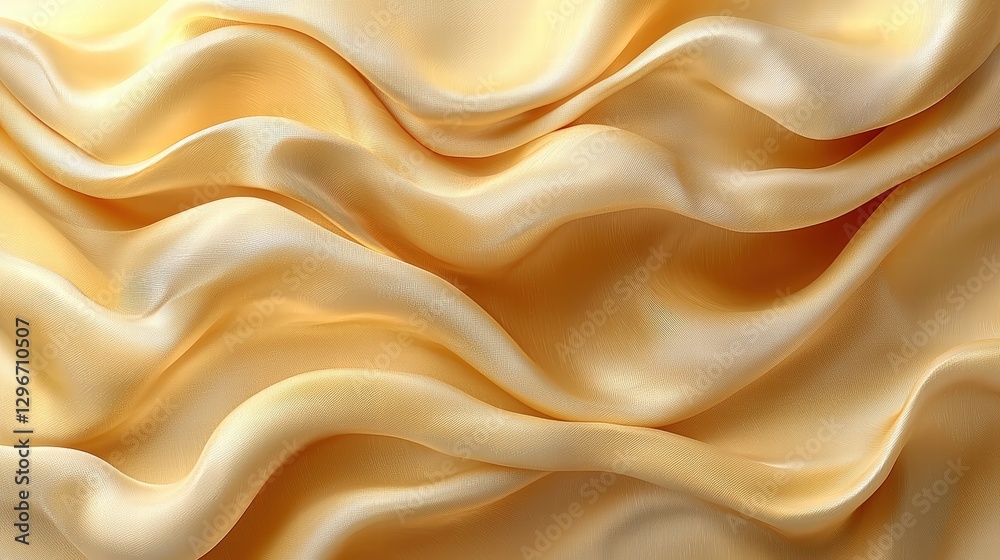 Poster Abstract wavy pattern creating visual interest with flowing lines and soft color gradients