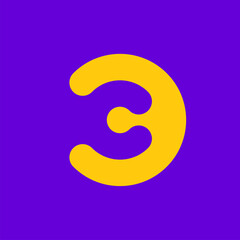 Letter C logo. Icon design. Template elements. Geometric abstract logos