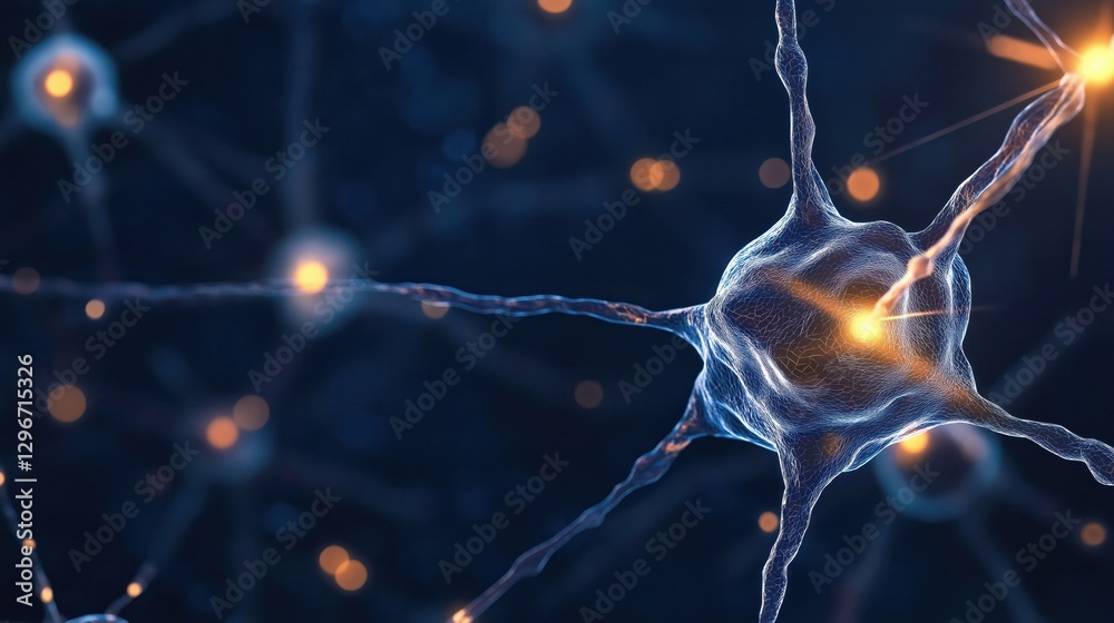 Poster abstract visualization of team synergy as interconnected neural networks in a digital space