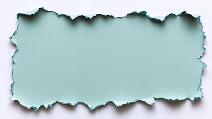 Obraz premium Piece of paper with torn edge displaying a rough texture and blank space for writing or design