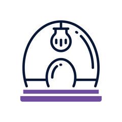 incubator dual tone icon. Sleek and modern vector icon for websites, mobile apps, marketing materials, and corporate design. Fully scalable and ready to use.