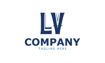 LV L lv initial logo | initial based abstract modern minimal creative logo, vector template image. luxury logotype logo, real estate homie logo. typography logo. initials logo