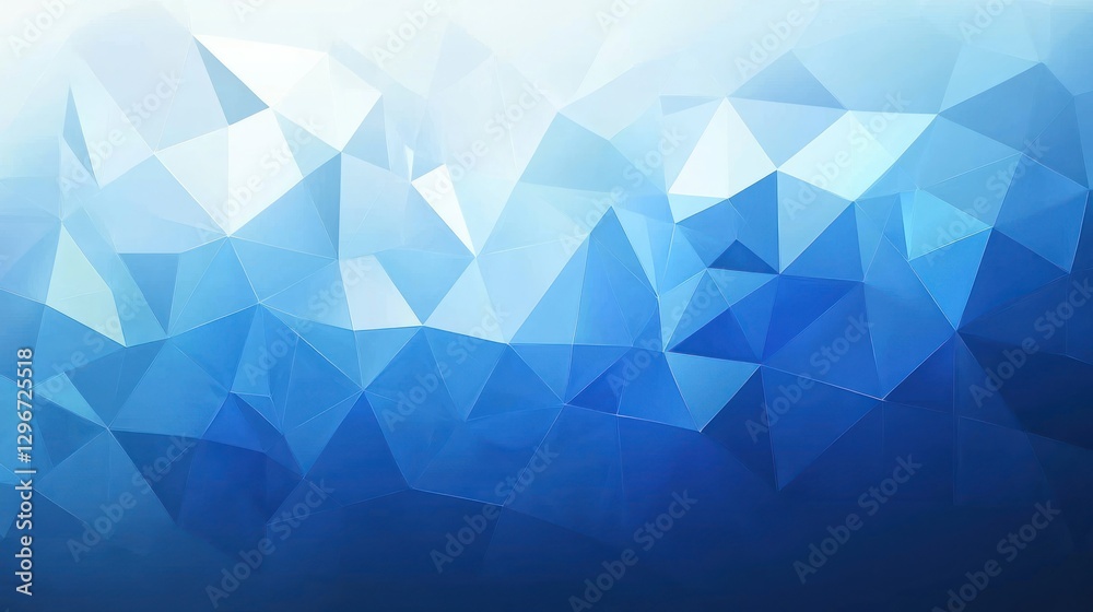 Poster a crisp blue vector background with geometric shapes and gradients for a modern design.
