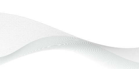 Abstract wavy grey lines stream element for design on white background. You can use for Web, Wallpaper, Template, Desktop background, Business banner, poster design.