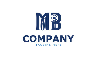 MB M mb initial logo | initial based abstract modern minimal creative logo, vector template image. luxury logotype logo, real estate homie logo. typography logo. initials logo