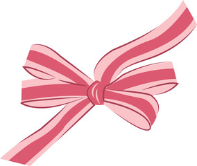 Fototapeta premium cute pink ribbon bow decoration