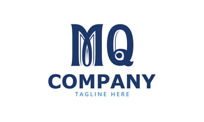 MQ M mq initial logo | initial based abstract modern minimal creative logo, vector template image. luxury logotype logo, real estate homie logo. typography logo. initials logo