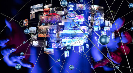 streaming data picture video material