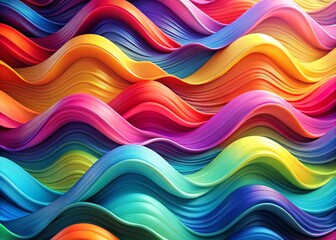 Obraz premium Pastel Wave Abstract: Soft Gradient Background Texture
