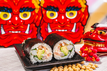 えびアボカドのサラダ巻き