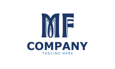 MF M mf initial logo | initial based abstract modern minimal creative logo, vector template image. luxury logotype logo, real estate homie logo. typography logo. initials logo