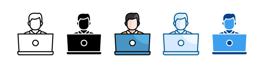 Work Icon Set Multiple Style Collection